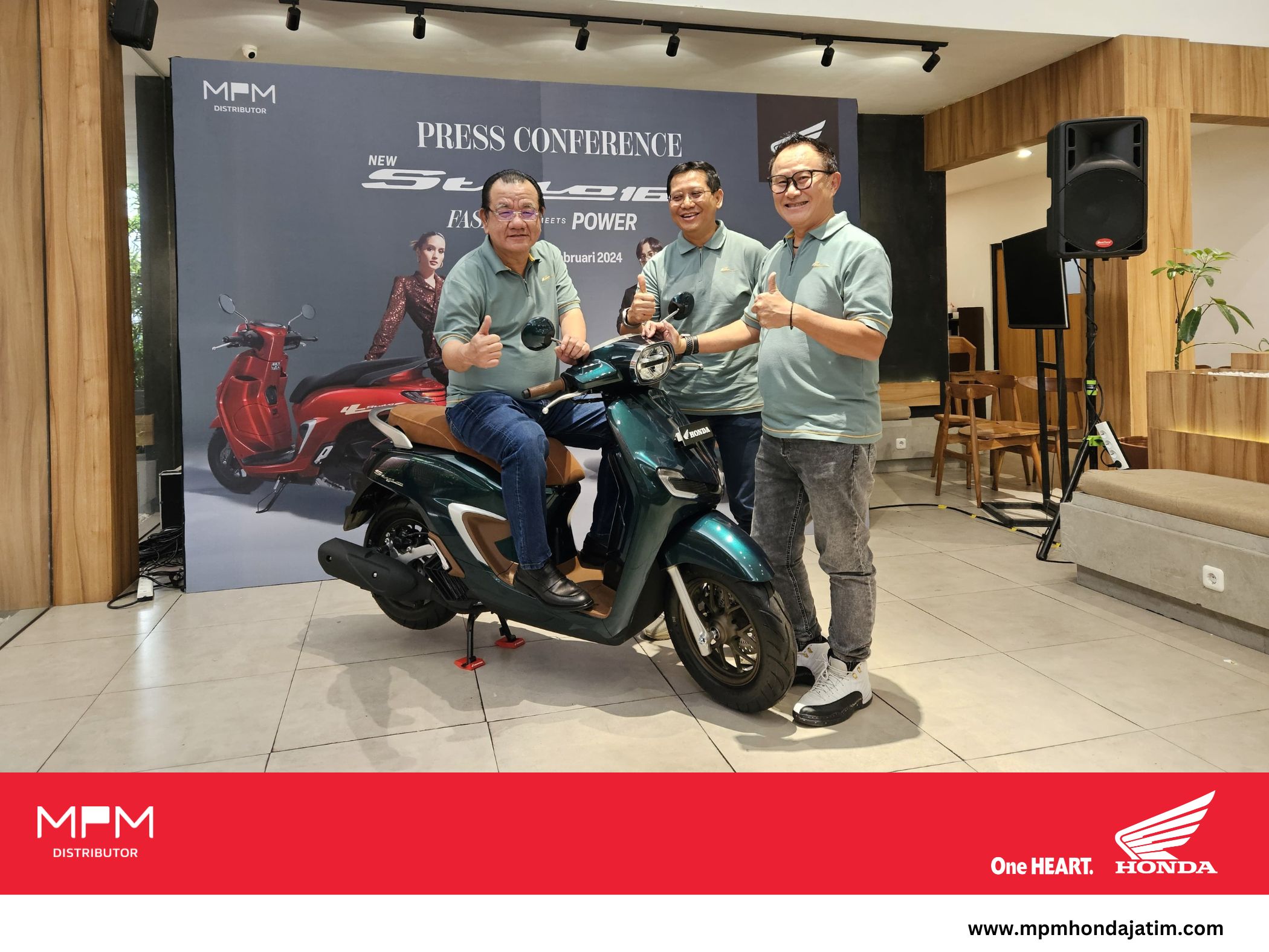 MPM Honda Jatim Hadirkan Skutik Premium Fashionable New Honda Stylo 160 Untuk Masyarakat Jatim